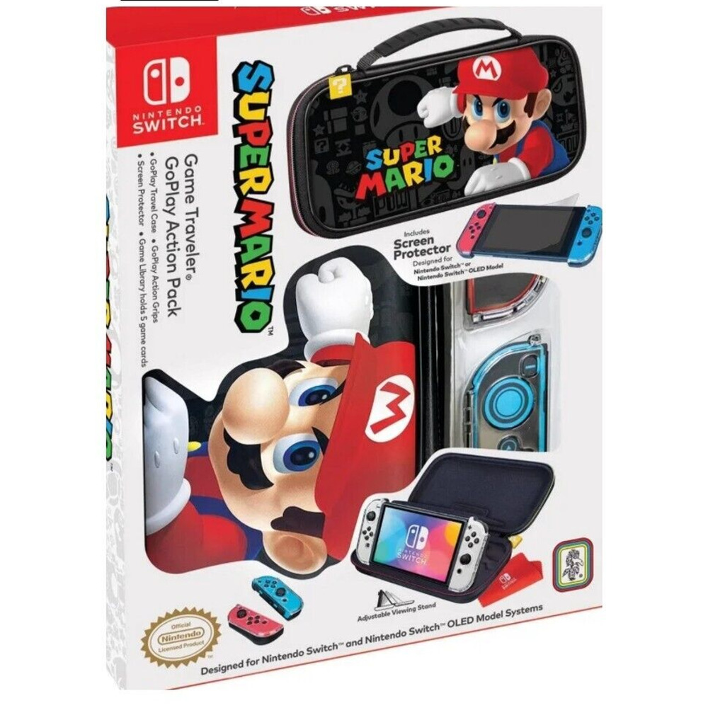 Nintendo Switch Game Traveler GoPlay Action Pack - Mario Open Damaged Box - Picture 4 of 6